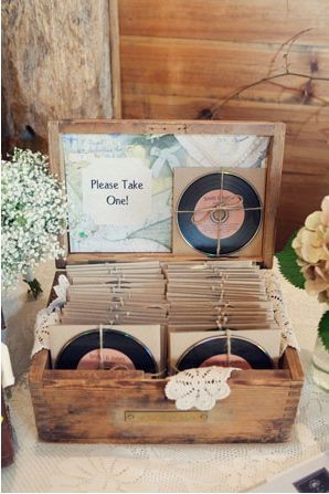 mix CD as a wedding favor