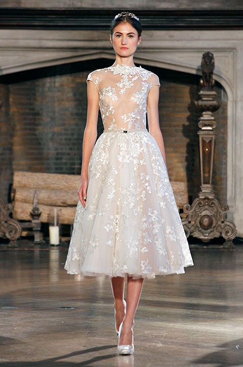 short wedding dress by Inbal Dror, 2015