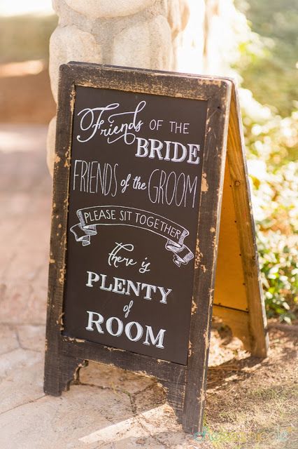 sit anywhere rustic wedding sign