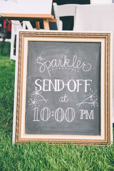 wedding chalkboard sign ideas