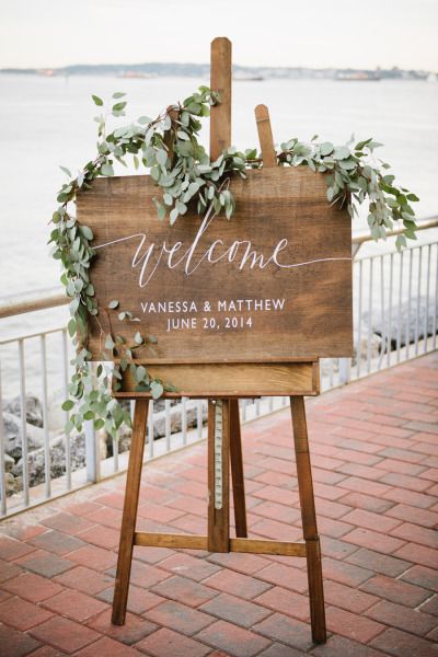 welcome wedding sign ideas