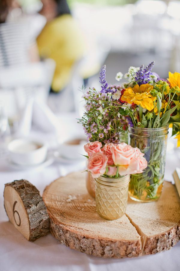 woodsy rustic boho wedding centerpieces Deer Pearl Flowers