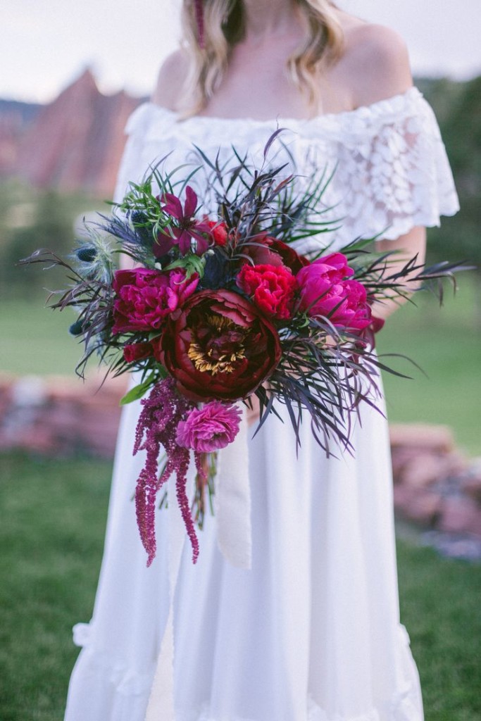 25 Chic Bohemian Wedding Bouquets Deer Pearl Flowers