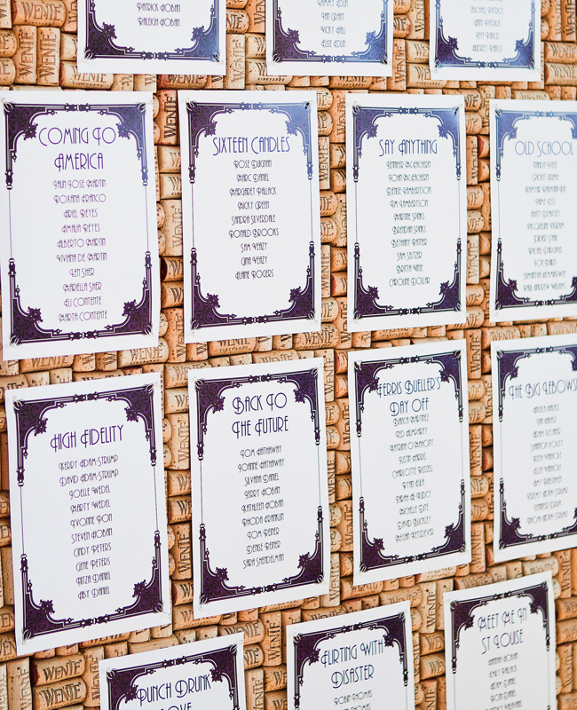 Cork Board Seating Chart