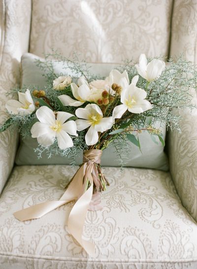 Dogwood boho wedding bouquet