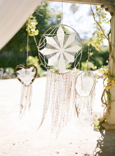 Dream catcher wedding decor