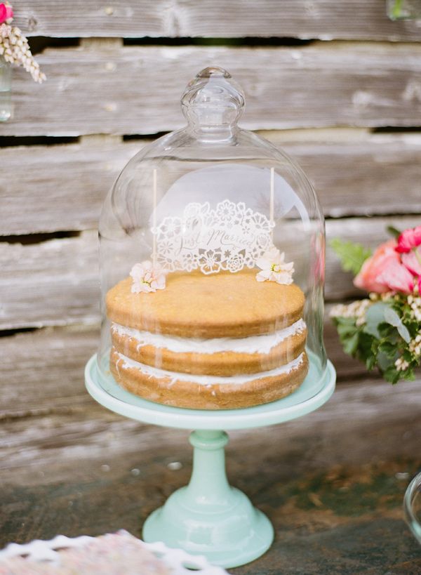 Mint Bohemian Wedding Cake Display