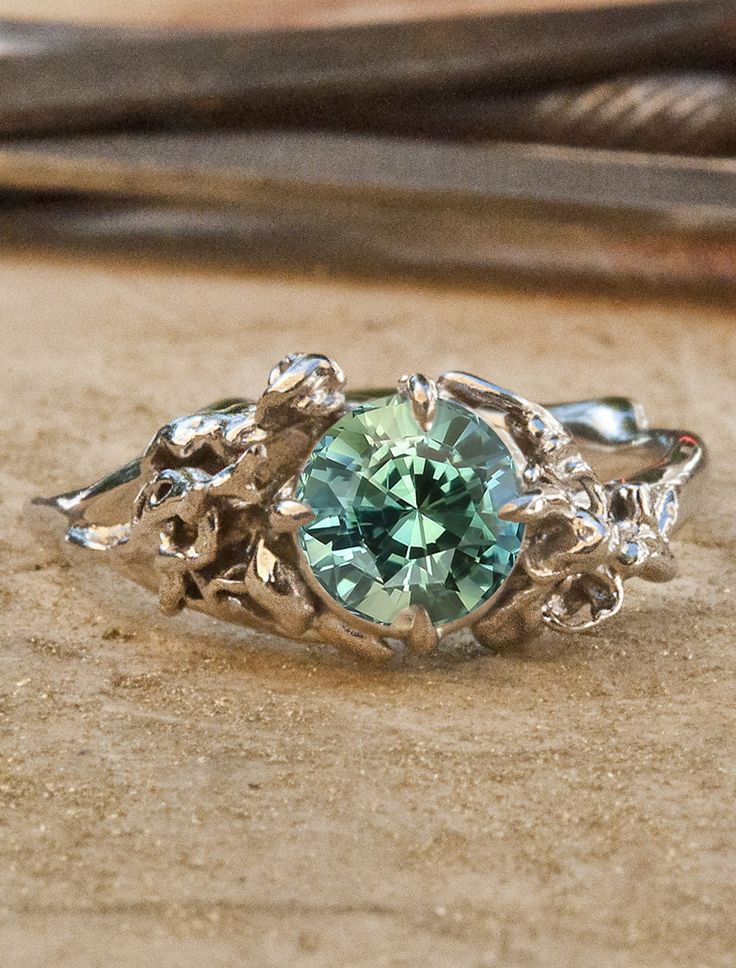 Mint Custom Diamond Engagement Ring