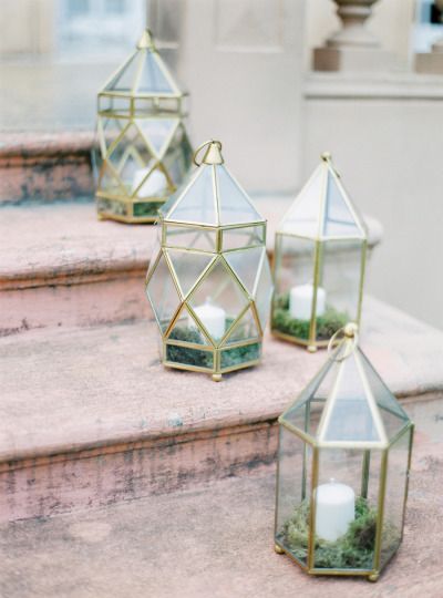 40 Romantic and Timeless Green Wedding Color Ideas 25 Moody candles decor