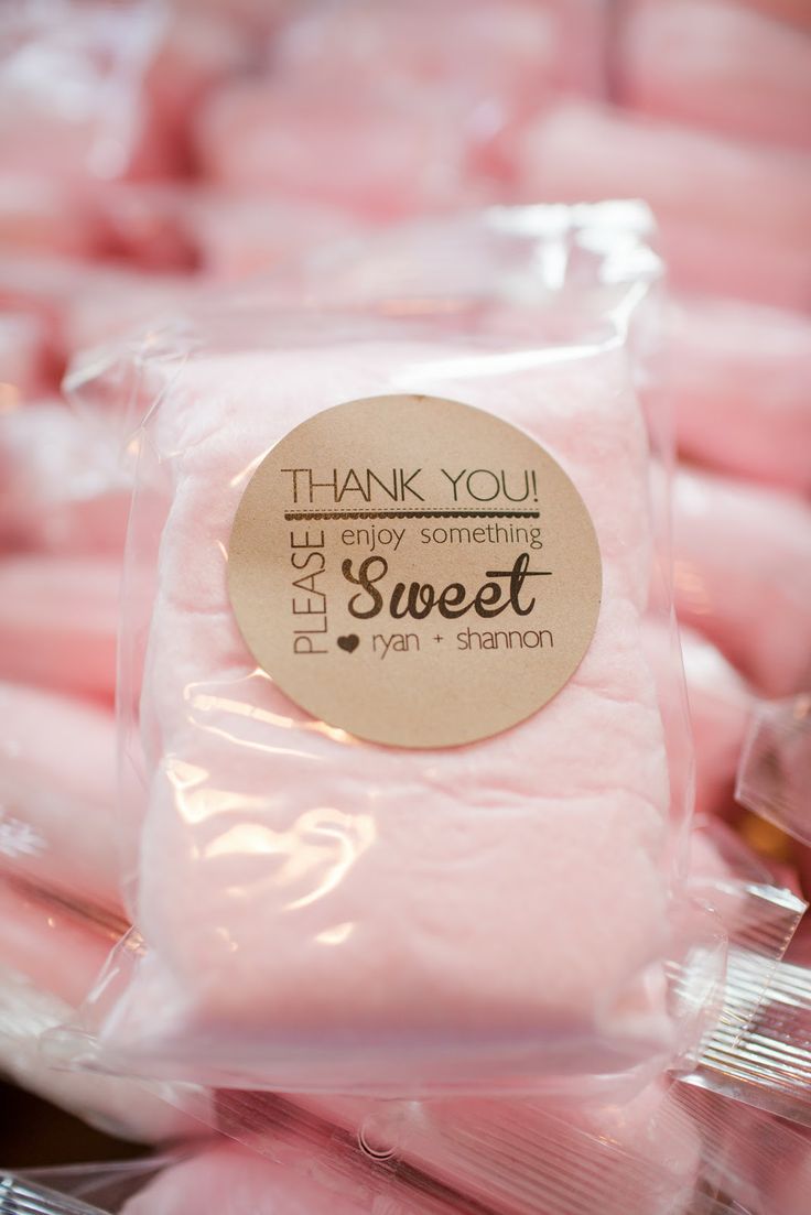 Pink Cotton Candy Favors - Blair