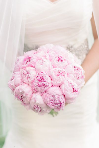 Pink peony bouquet