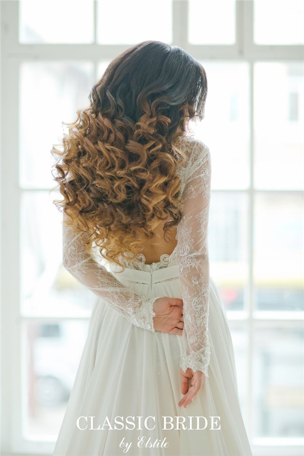 Top 20 Down Wedding Hairstyles for Long Hair  Deer Pearl 