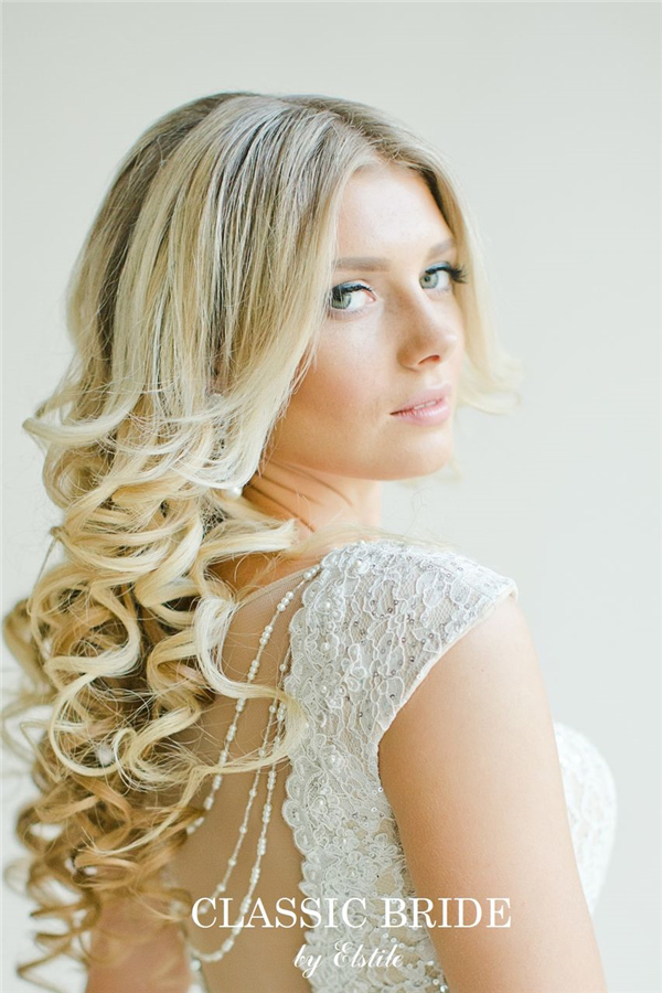 Top 20 Down Wedding Hairstyles for Long Hair  Deer Pearl 