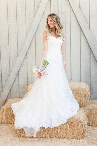 Romantic & Rustic Garden Wedding Dress