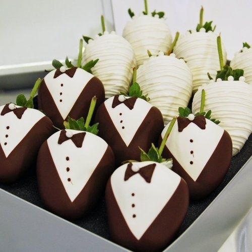 Strawberry wedding favors