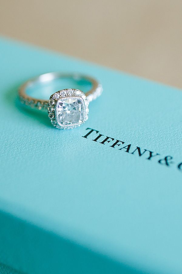 Tiffany's princess cut vintage wedding engagement rings