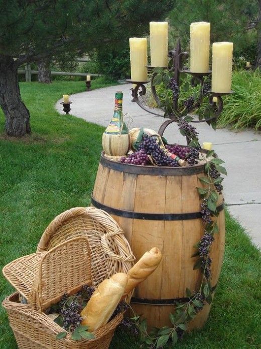 35+ Creative Rustic Wedding Ideas to Use Wine Barrels ...