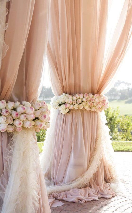 blush pink wedding decor ideas