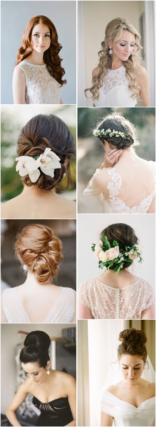 bridal wedding hairstyles for long hair