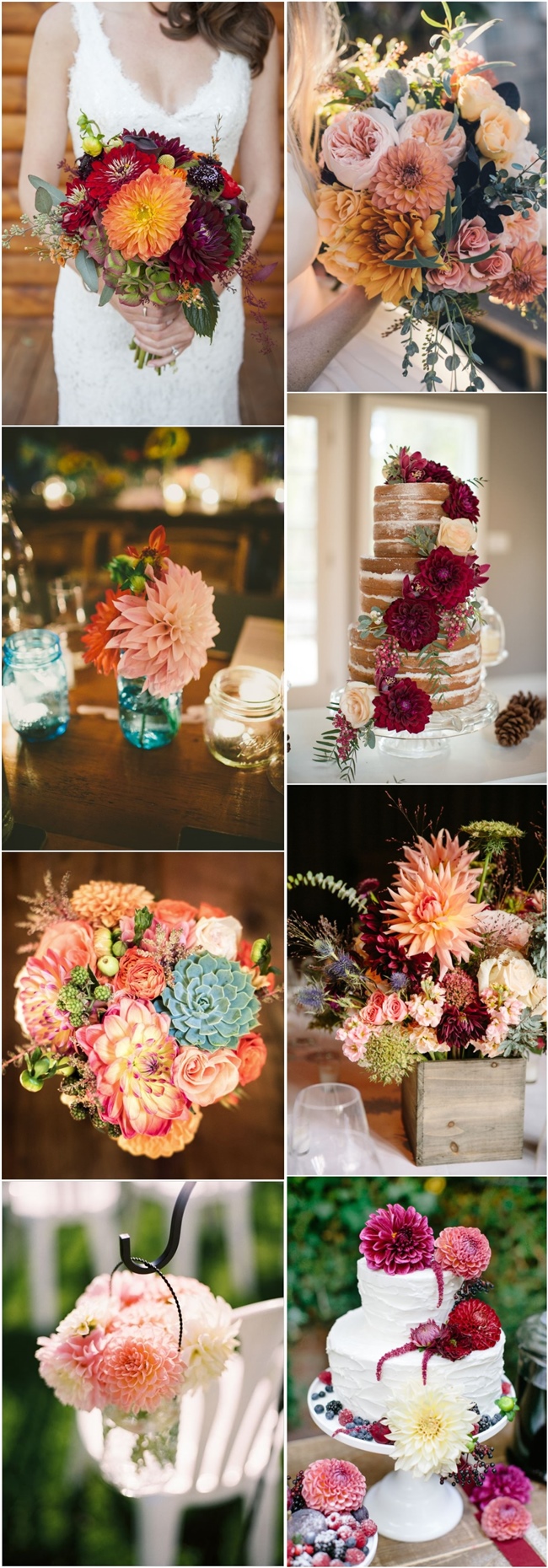 dahlia wedding ideas- wedding flower ideas