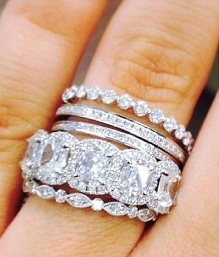 diamond infinite wedding bands