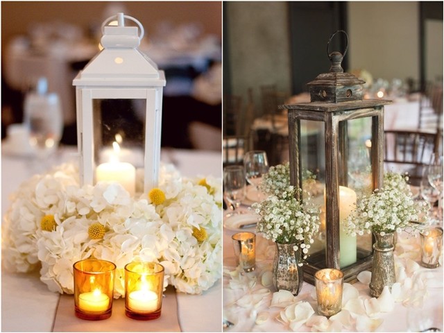 lantern wedding centerpieces