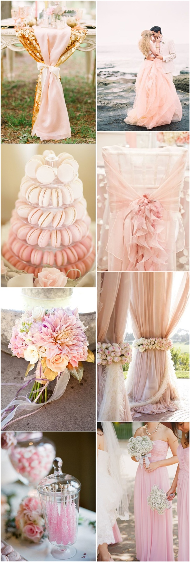pink wedding ideas-blush wedding color ideas