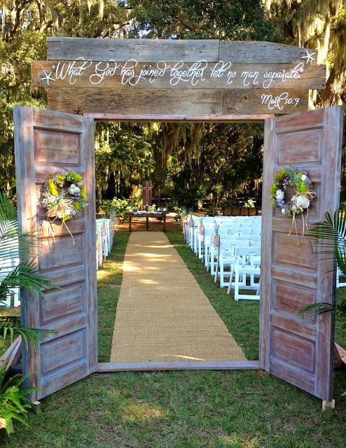 rustic country wedding decor piece