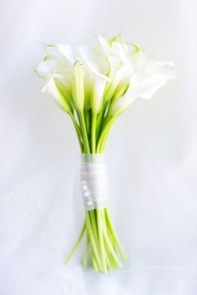 sweet and simple calla lily bouquet