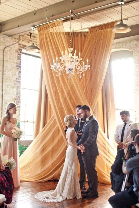 Awesome Indoor Wedding Ceremony Backdrop