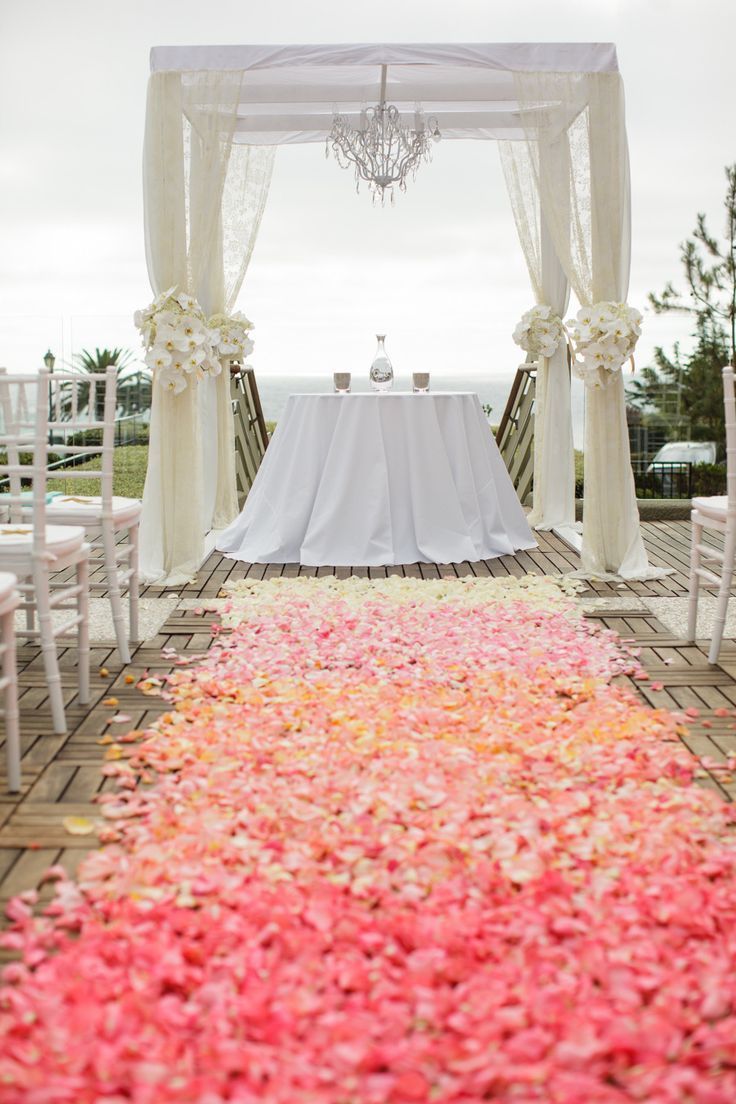 Coral Wedding Inspiration with Ombré Details