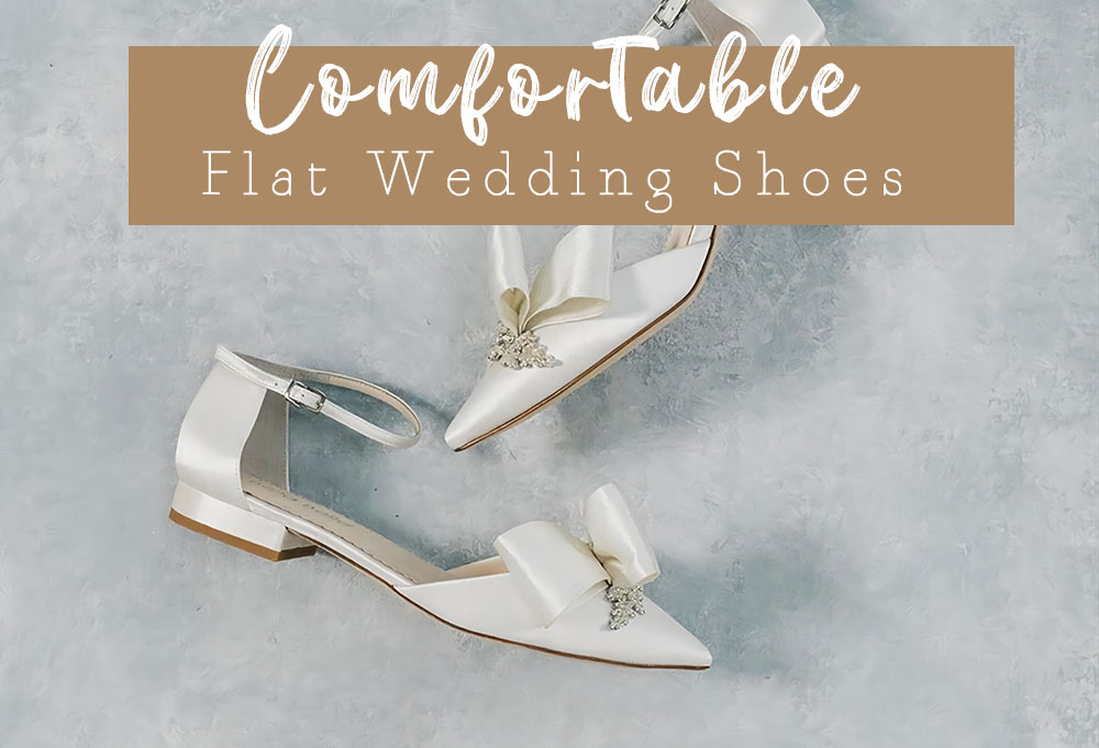 30+ Comfortable Wedding Flats Shoes for Bride 2023 | Deer Pearl Flowers