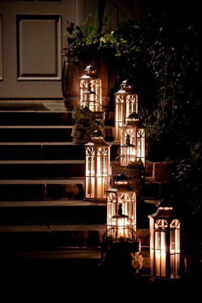 Lantern and Candle Aisle Markers