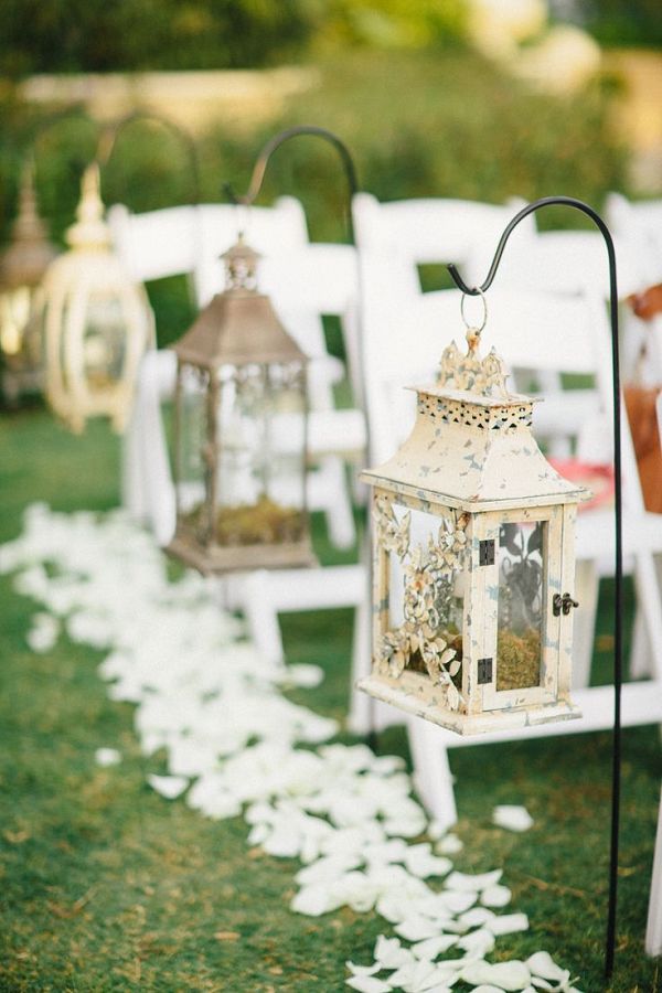 Lanterns Wedding Aisle Decoration