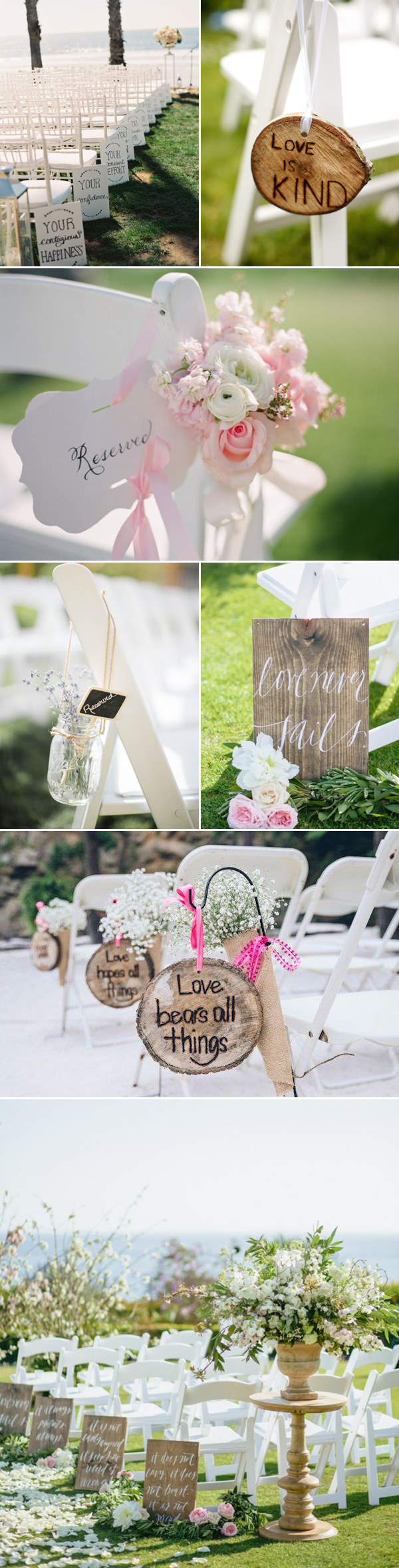 Message wedding aisle decor ideasjpg