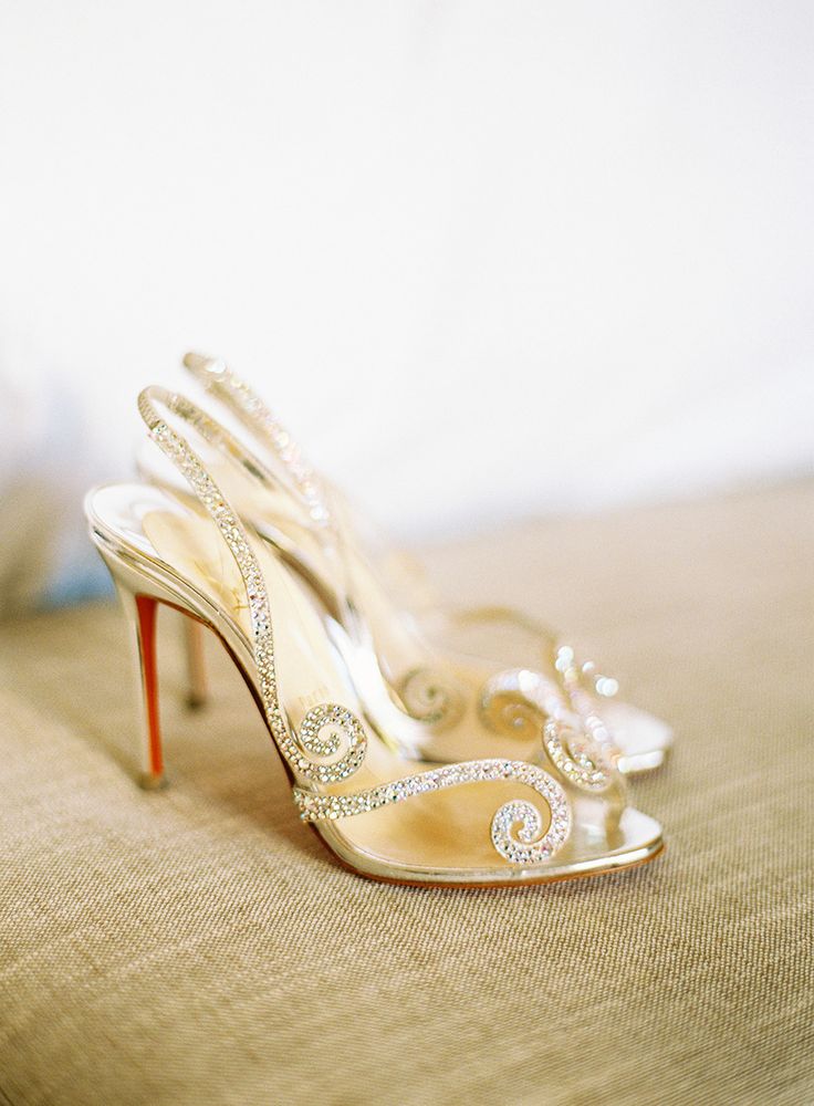 bride louboutin wedding shoes