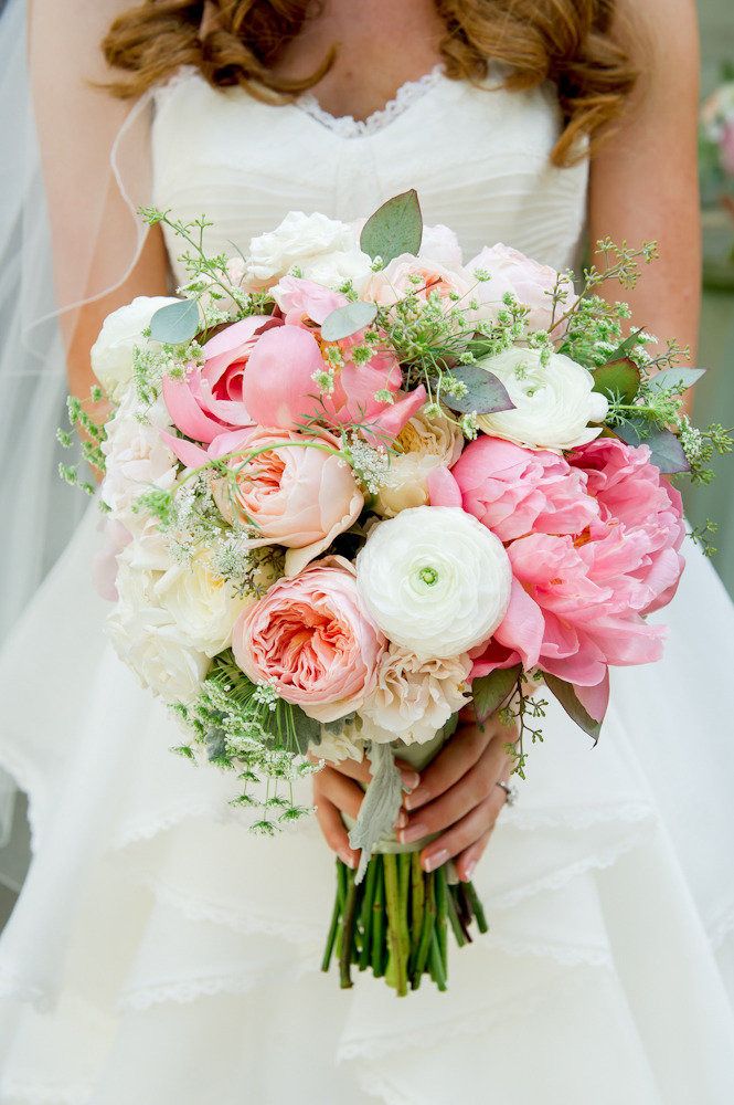 Peony Garden Roses Ranunculus Bouquet