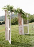 Rustic Old Door Wedding Ceremony Arch