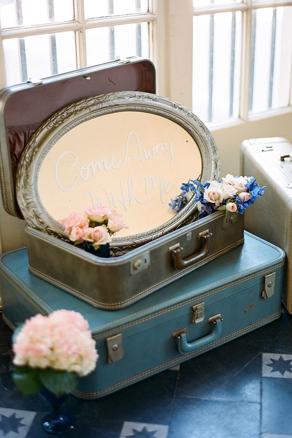 Vintage Suitcase Display