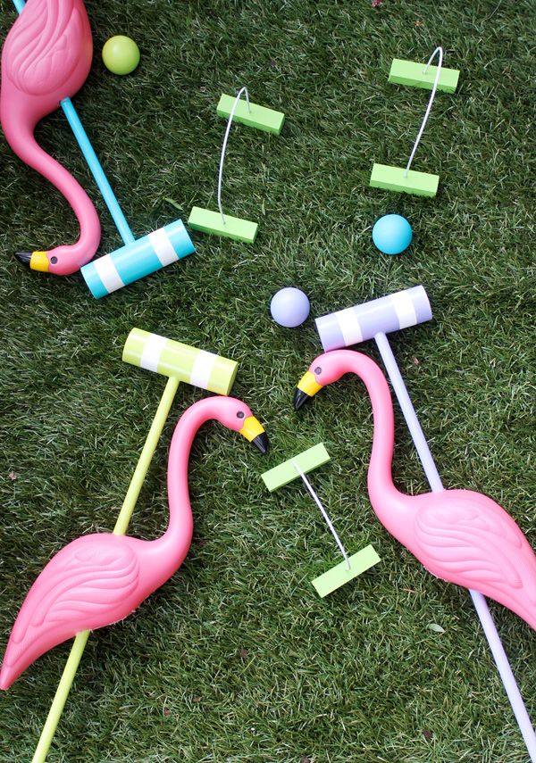 cute flamingo mallets