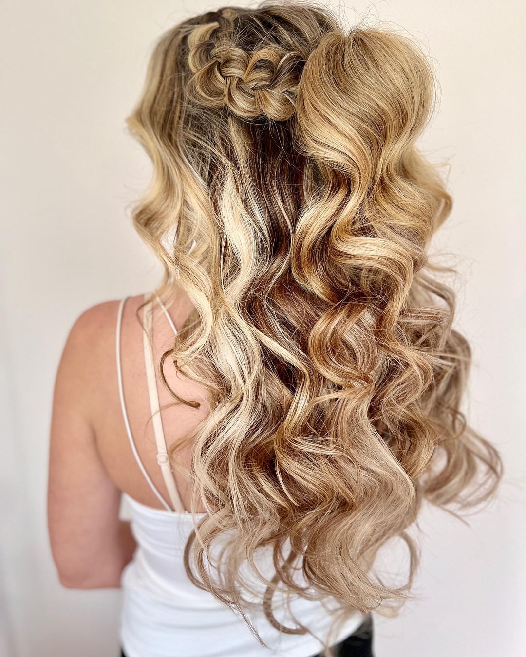 ponytail braided wedding hairstyles via shannonsarabridalhair