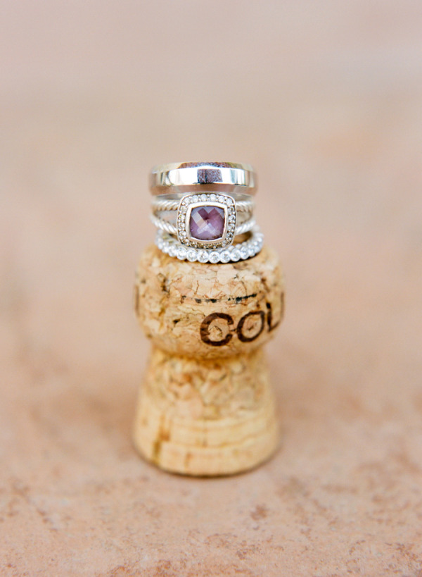 purple diamond wedding rings