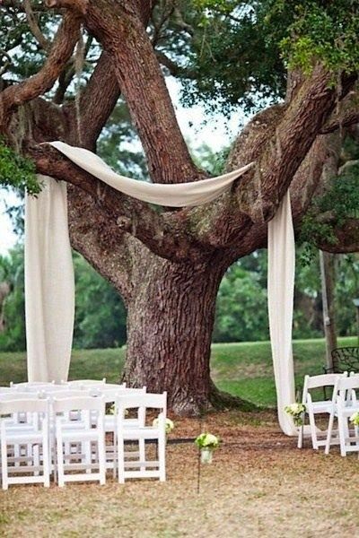 rustic simple wedding ceremony ideas