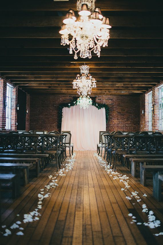 35 Dreamy Indoor Wedding Ceremony Backdrops  Deer Pearl 