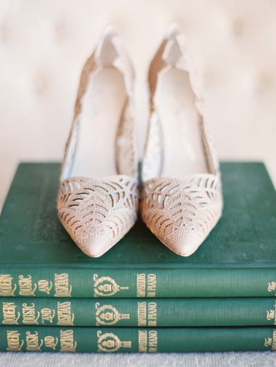 18 Charming + Elegant Laser Cut Wedding Shoes 17 vintage cut-out laser cut wedding shoes