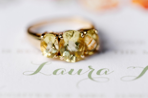 vintage yellow diamond wedding ring