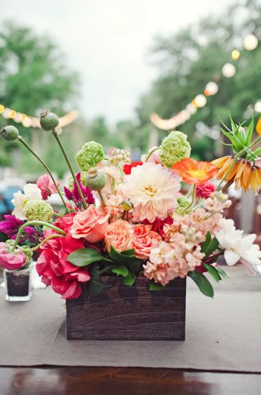 20 Best Wooden Box Wedding Centerpieces for Rustic Weddings 18 wooden box floral wedding centerpiece