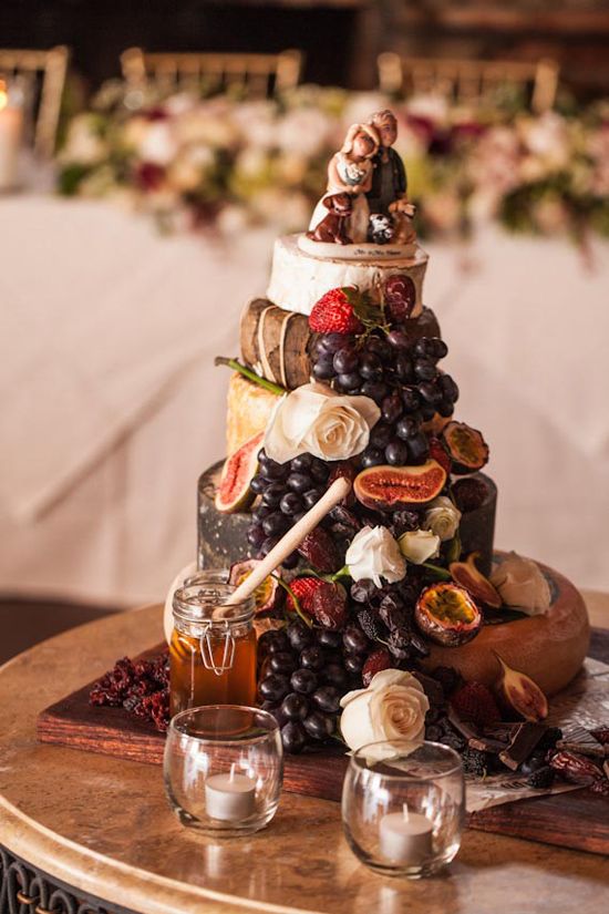 Autumn Cheese Wedding Cake