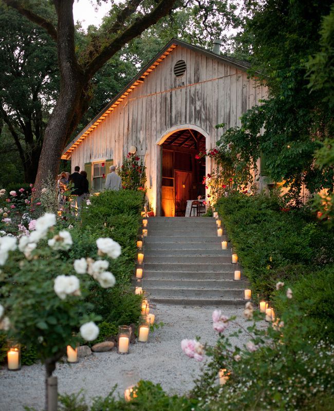 Barn Wedding Ideas Using Candles