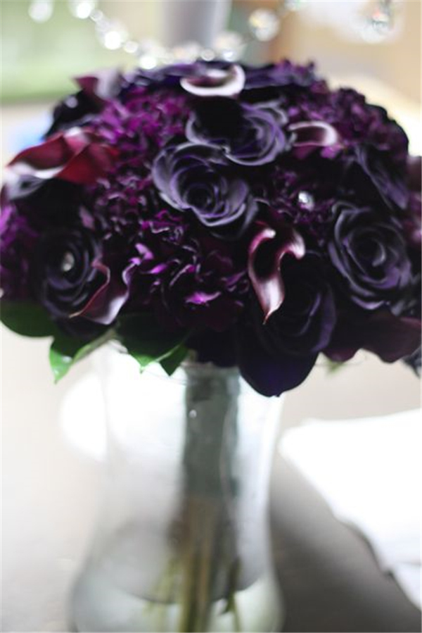 35 Dark Purple Wedding Color Ideas for Fall/Winter 